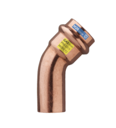 Meden� lisovac� obl�k 45� � jednostrann� � 15 mm